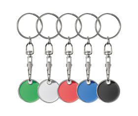 Keyring with shopping coin