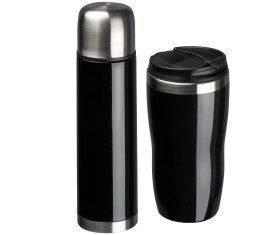 Set of vacuum flask and drinking cup Split