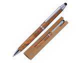 Bolígrafo de madera con función táctil Erfurt