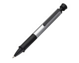 Aluminium pen met zwarte clip